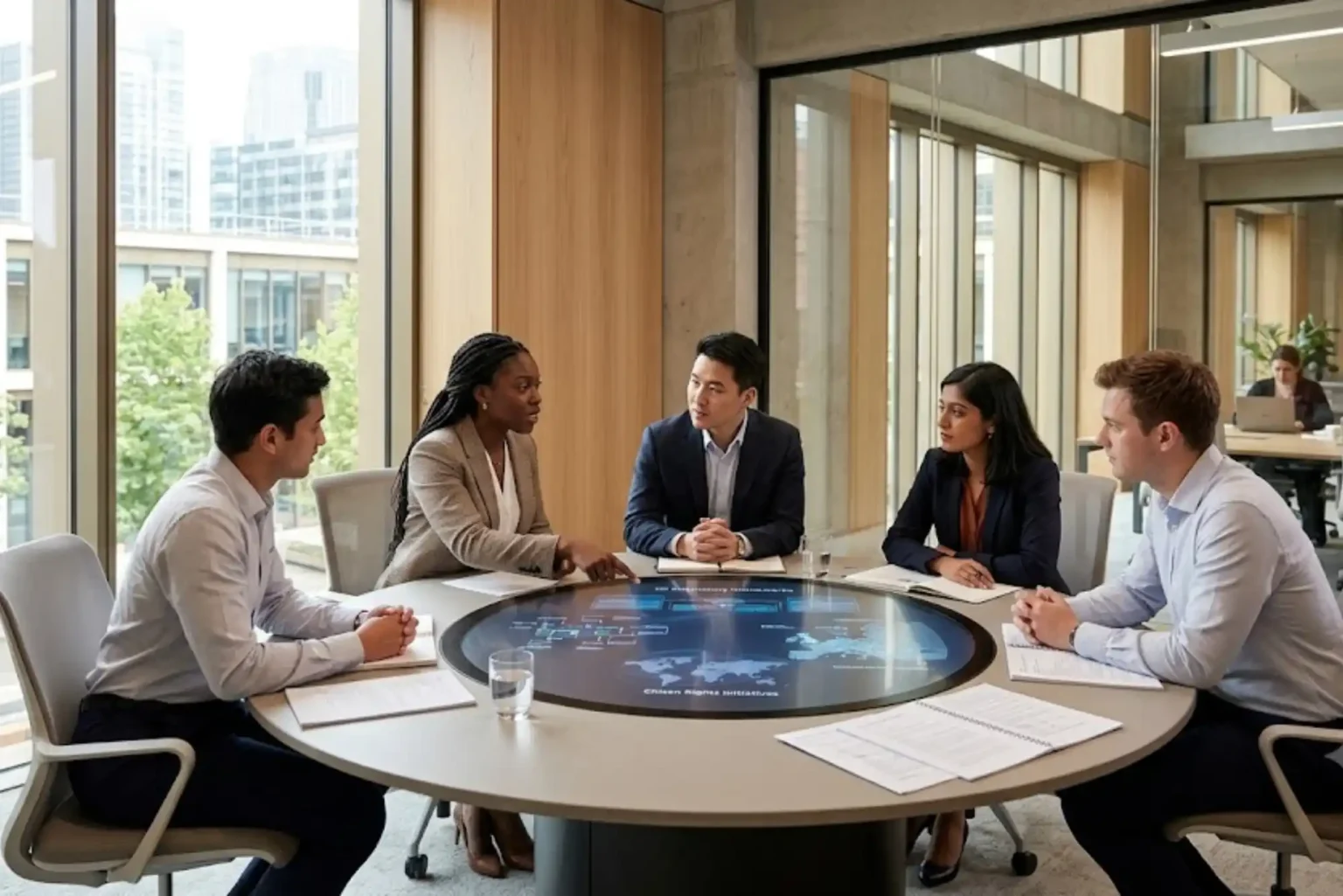 UK legal researchers discussing legal reform and Law Commission reports