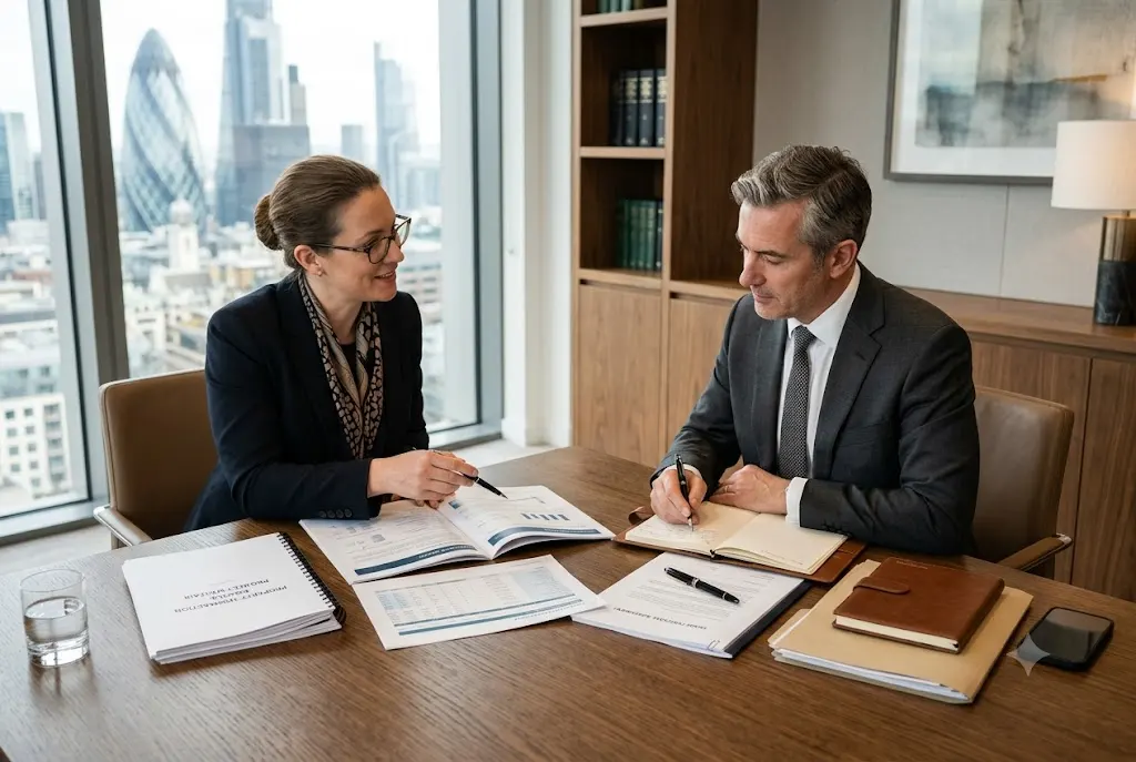 High Net Worth Divorce Lawyer: A Complete UK Guide High net worth divorce lawyer advising a client on financial settlement in the UK