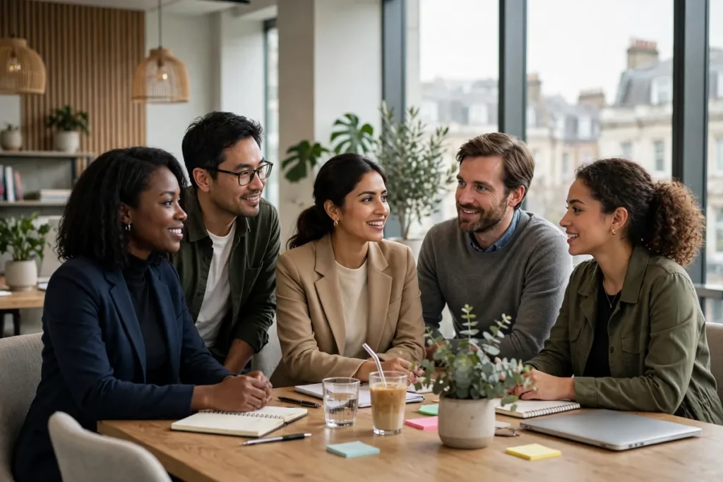 Discrimination at Work: A Complete UK Guide for Employees and Employers Employees discussing discrimination at work in a UK office